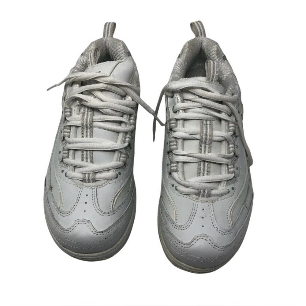 Skechers Shape Ups White Sneakers Shoes 7